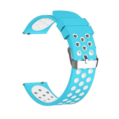 For Fitbit Versa Simple Fashion Silicone Watch Band(Baby Blue) - Watch Bands by buy2fix | Online Shopping UK | buy2fix