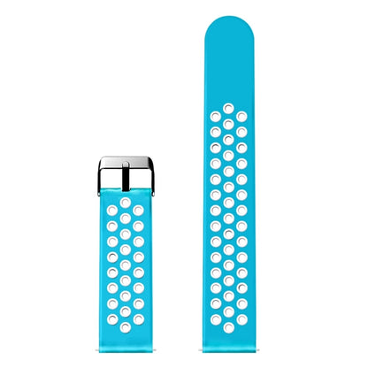 For Fitbit Versa Simple Fashion Silicone Watch Band(Baby Blue) - Watch Bands by buy2fix | Online Shopping UK | buy2fix