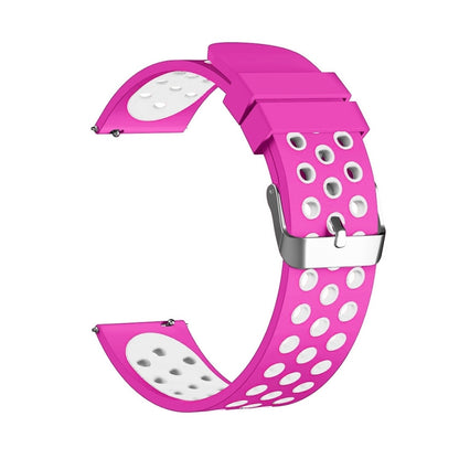 For Fitbit Versa Simple Fashion Silicone Watch Band(Magenta) - Watch Bands by buy2fix | Online Shopping UK | buy2fix