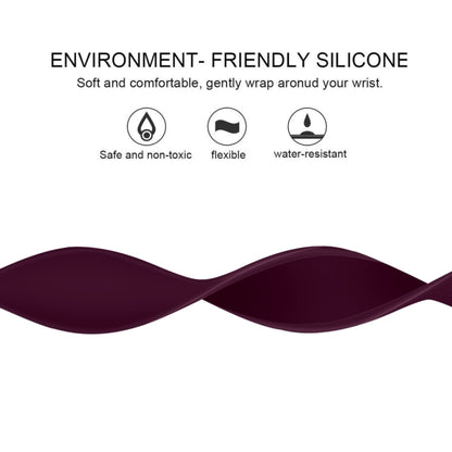 For Apple Watch Series 9&8&7 41mm / SE 3&SE 2&6&SE&5&4 40mm / 3&2&1 38mm Solid Color Elastic Silicone Watch Band, Size:M 143mm (Dark Green) by buy2fix