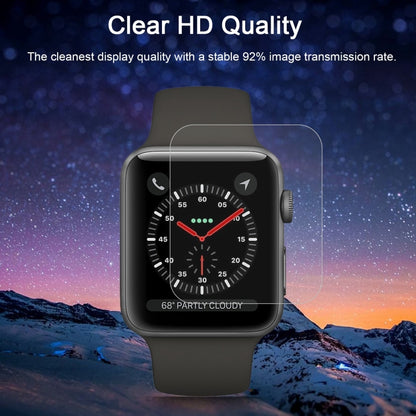 2 PCS ENKAY Hat-Prince for Apple Watch 42 mm 0.2mm 9H Surface Hardness 2.15D Explosion-proof Tempered Glass Screen Film - Watch Cases by ENKAY | Online Shopping UK | buy2fix
