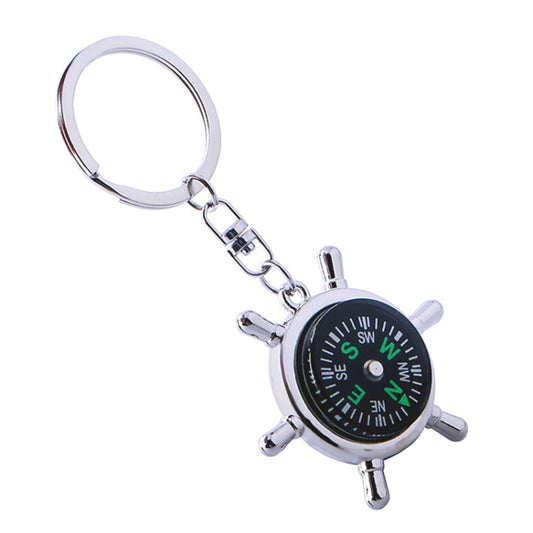 Creative Rudder Compass Style Keychain by buy2fix