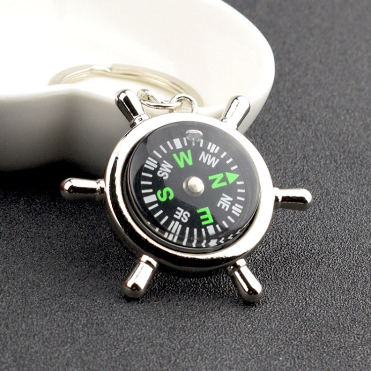 Creative Rudder Compass Style Keychain by buy2fix