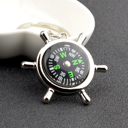 Creative Rudder Compass Style Keychain by buy2fix