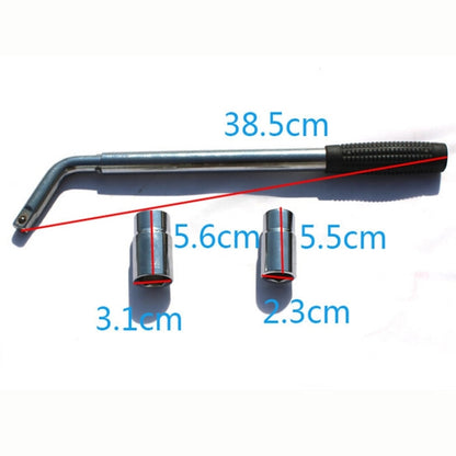 Retractable Effort Tire Wrench - Tire Repair & Installation Tools by buy2fix | Online Shopping UK | buy2fix