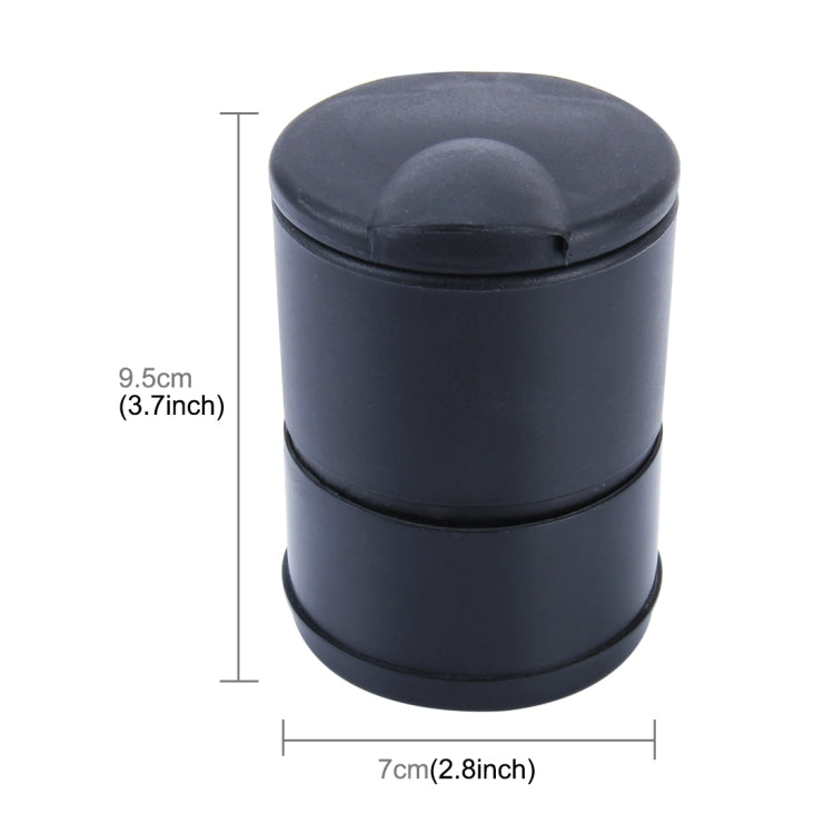 KANEED Universal Detachable Car Cigarette Ashtray for Most Car Cup Holder(Black) by buy2fix