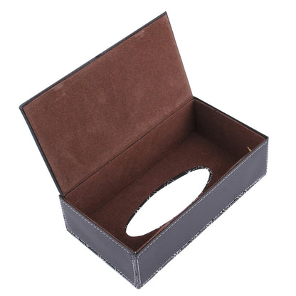 Luxury PU Leather Cover Case Tissue Box Car Pumping Tray by buy2fix