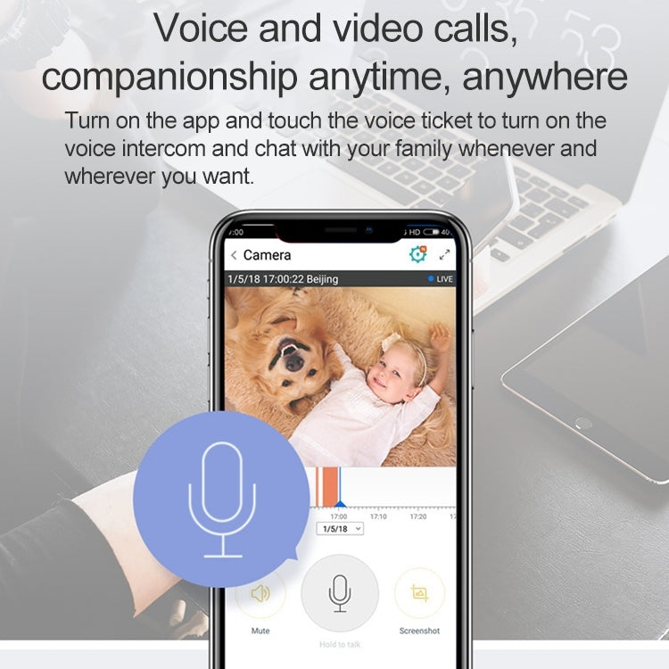 SECTEC IL-HIP291G-2M-AI Black Camera Indoor Home Wireless Wifi Intelligent Automatic Tracking HD Network Surveillance Camera - Wireless Camera by buy2fix | Online Shopping UK | buy2fix