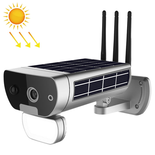 T8 1080P Full HD Solar Battery Ultra Low Power Sound Light Alarm Network Camera, Support Motion Detection, Night Vision, Two Way Audio, TF Card - Wireless Camera by buy2fix | Online Shopping UK | buy2fix
