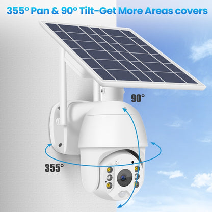 T16 1080P Full HD Solar Powered WiFi Camera, Support PIR Alarm, Night Vision, Two Way Audio, TF Card - Wireless Camera by buy2fix | Online Shopping UK | buy2fix