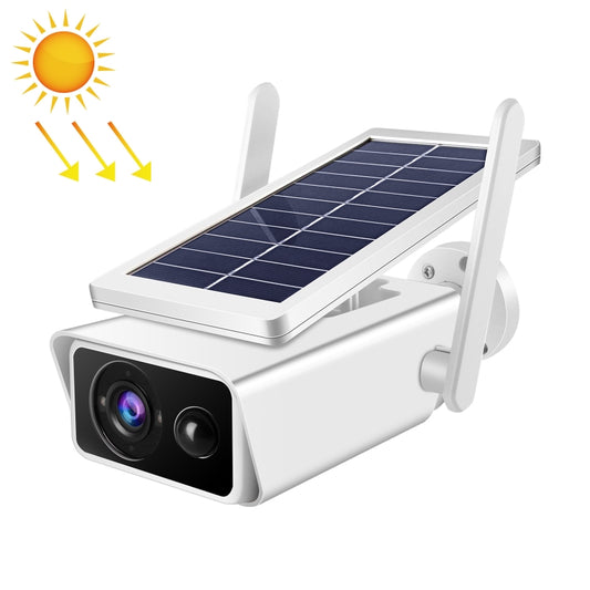 T13-2 1080P HD Solar Powered 2.4GHz WiFi Security Camera with Battery, Support Motion Detection, Night Vision, Two Way Audio, TF Card - Wireless Camera by buy2fix | Online Shopping UK | buy2fix