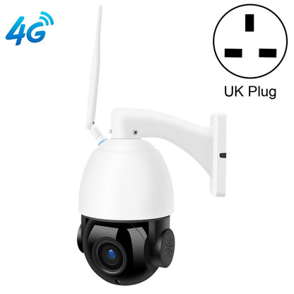 QX5 4G (US Version) 2.0 Million Pixels 1080P HD 20X Zoom Dome Smart Camera, Support Infrared Night Vision / Motion Detection / Voice Intercom / TF Card, UK Plug - Dome Camera by buy2fix | Online Shopping UK | buy2fix