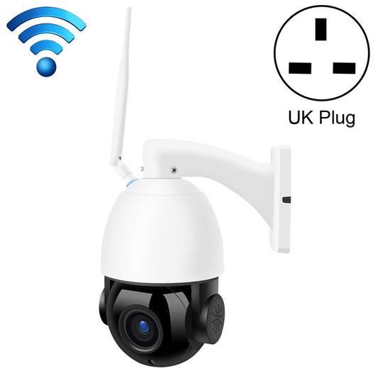 QX5 2.0 Million Pixels 1080P HD 20X Zoom Wireless WiFi Dome Smart Camera, Support Infrared Night Vision / Motion Detection / Voice Intercom / TF Card, UK Plug - Dome Camera by buy2fix | Online Shopping UK | buy2fix