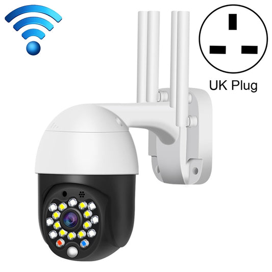 QX27 1080P WiFi High-definition Surveillance Camera Outdoor Dome Camera, Support Night Vision & Two-way Voice & Motion Detection(UK Plug) - Dome Camera by buy2fix | Online Shopping UK | buy2fix