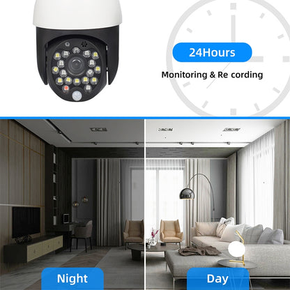 QX27 1080P WiFi High-definition Surveillance Camera Outdoor Dome Camera, Support Night Vision & Two-way Voice & Motion Detection(UK Plug) - Dome Camera by buy2fix | Online Shopping UK | buy2fix