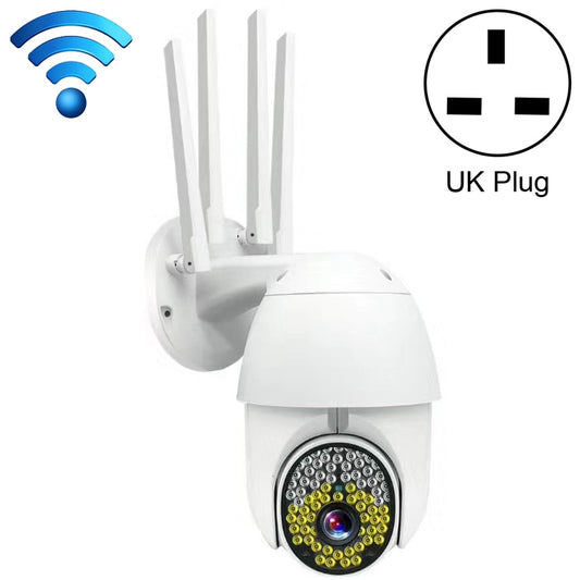 QX38 1080P WiFi High-definition Surveillance Camera Outdoor Dome Camera, Support Night Vision & Two-way Voice & Motion Detection(UK Plug) - Dome Camera by buy2fix | Online Shopping UK | buy2fix