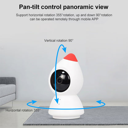 YT43 2 Million Pixels HD Wireless Indoor Home Little Red Riding Hood Camera, Support Motion Detection & Infrared Night Vision & Micro SD Card(AU Plug) - Wireless Camera by buy2fix | Online Shopping UK | buy2fix