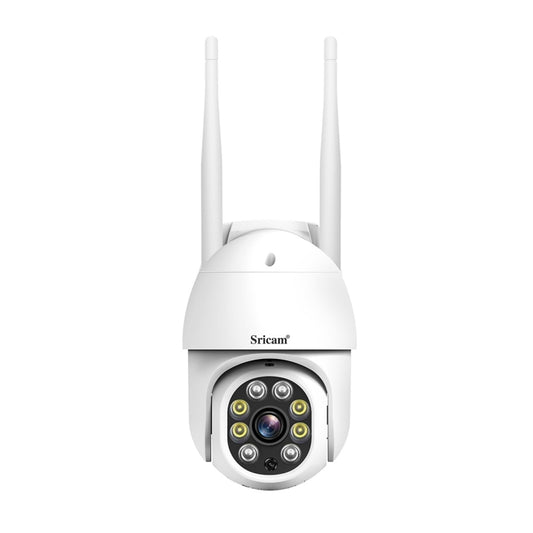 Sricam SP028 1080P HD Outdoor PTZ Camera, Support Two Way Audio / Motion Detection / Humanoid Detection / Color Night Vision / TF Card, UK Plug - Wireless Camera by Sricam | Online Shopping UK | buy2fix