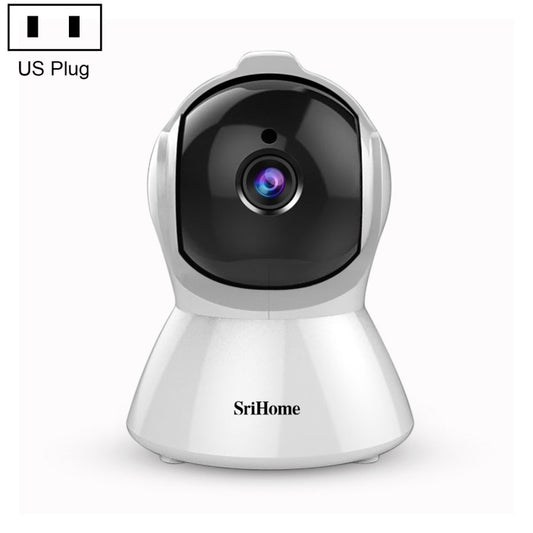 SriHome SH025 2.0 Million Pixels 1080P HD AI Auto-tracking IP Camera, Support Two Way Audio / Motion Tracking / Humanoid Detection / Night Vision / TF Card, US Plug - Wireless Camera by SriHome | Online Shopping UK | buy2fix