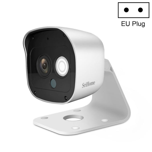 SriHome SH029 3.0 Million Pixels 1296P HD AI Camera, Support Two Way Talk / Motion Detection / Humanoid Detection / Night Vision / TF Card, EU Plug - Wireless Camera by SriHome | Online Shopping UK | buy2fix