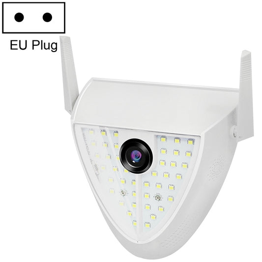 DP16 2.0 Megapixel 42 LEDs Garden Light Smart Camera, Support Motion Detection / Night Vision / Voice Intercom / TF Card, EU Plug - Light Bulb Camera by buy2fix | Online Shopping UK | buy2fix