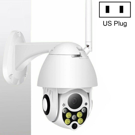 Wireless Surveillance Camera HD PTZ Home Security Outdoor IP66 Waterproof Network Dome Camera, Support Night Vision & Motion Detection & TF Card, US Plug - Wireless Camera by buy2fix | Online Shopping UK | buy2fix