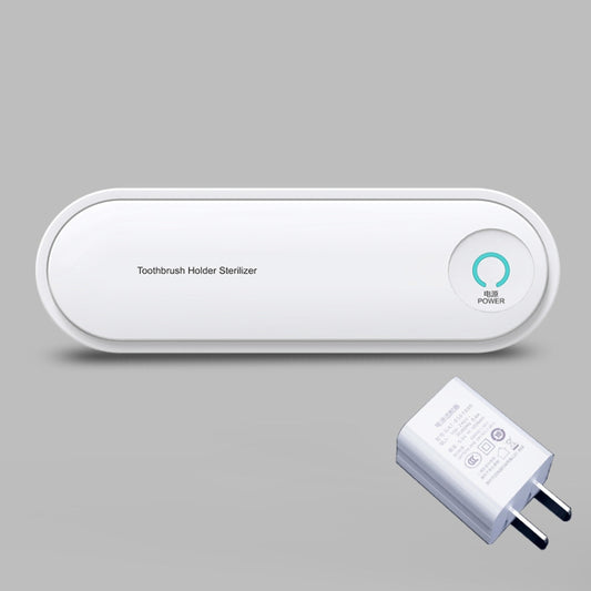 Toothbrush Dryer Bathroom Wall-mounted Toothbrush Holder, Plug-in Powered with US Plug - Toothbrush Sanitizer by buy2fix | Online Shopping UK | buy2fix