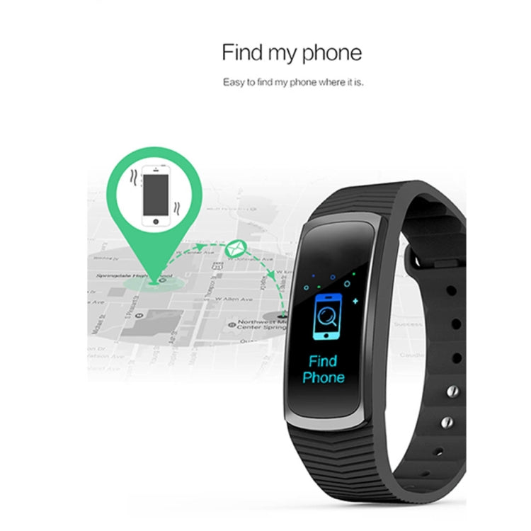 SMA-B3 Fitness Tracker 0.96 inch Bluetooth Smart Bracelet, IP67 Waterproof, Support Activity Traker / Heart Rate Monitor / Blood Pressure Monitor / Remote Capture (Blue) by buy2fix