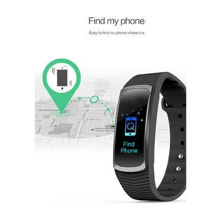 SMA-B3 Fitness Tracker 0.96 inch Bluetooth Smart Bracelet, IP67 Waterproof, Support Activity Traker / Heart Rate Monitor / Blood Pressure Monitor / Remote Capture (Blue) by buy2fix