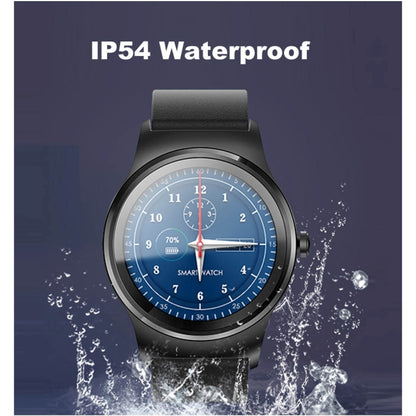 SMA-Round 1.28 inch Color Touch Screen Bluetooth Steel Strap Smart Watch, Waterproof, Support Voice Control / Heart Rate Monitor / Sleep Monitor / Bluetooth Camera, Compatible with Android and iOS System by buy2fix