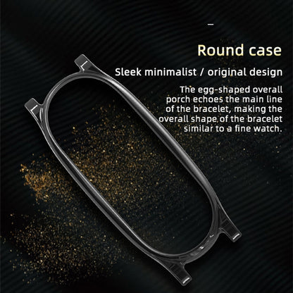 Mijobs Stainless Steel Metal Watch Band for Xiaomi Mi Band 3 & 4 & 5 & 6(Black) - Watch Bands by MIJOBS | Online Shopping UK | buy2fix