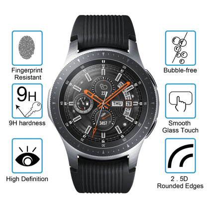 ENKAY Hat-Prince 0.2mm 9H 2.15D Curved Edge Tempered Glass Film for Galaxy Watch 46mm - Screen Protector by ENKAY | Online Shopping UK | buy2fix