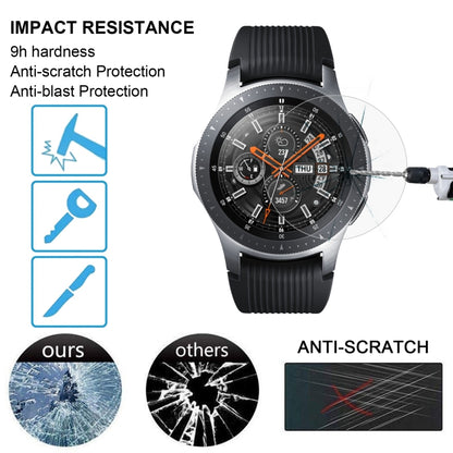 ENKAY Hat-Prince 0.2mm 9H 2.15D Curved Edge Tempered Glass Film for Galaxy Watch 46mm - Screen Protector by ENKAY | Online Shopping UK | buy2fix