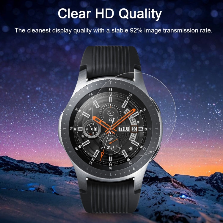 ENKAY Hat-Prince 0.2mm 9H 2.15D Curved Edge Tempered Glass Film for Galaxy Watch 46mm - Screen Protector by ENKAY | Online Shopping UK | buy2fix