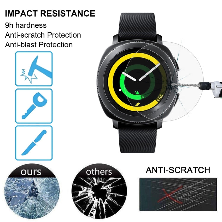 ENKAY Hat-Prince for Samsung Gear Sport Smart Watch 0.2mm 9H Surface Hardness 2.15D Explosion-proof Tempered Glass Screen Film - Screen Protector by ENKAY | Online Shopping UK | buy2fix