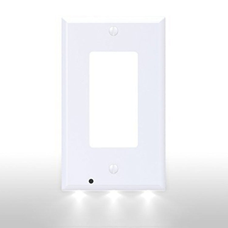 0.5W 110V Night Angel Square Plug Socket Sensor Night Light, White Light Mini Human Body Motion Induction Night Light - Sensor LED Lights by buy2fix | Online Shopping UK | buy2fix