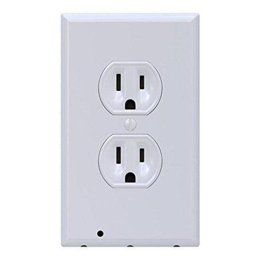 0.5W 110V Night Angel Square Plug Socket Sensor Night Light, White Light Mini Human Body Motion Induction Night Light - Sensor LED Lights by buy2fix | Online Shopping UK | buy2fix