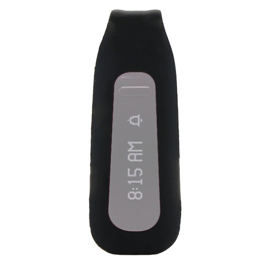 For Fitbit One Smart Watch Clip Style Silicone Case, Size: 6x2.2x1.5cm(Black) - Watch Bands by buy2fix | Online Shopping UK | buy2fix