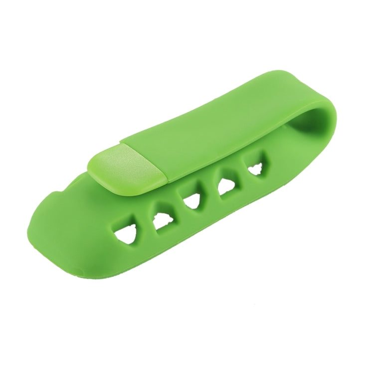 For Fitbit One Smart Watch Clip Style Silicone Case, Size: 6x2.2x1.5cm(Green) - Watch Bands by buy2fix | Online Shopping UK | buy2fix