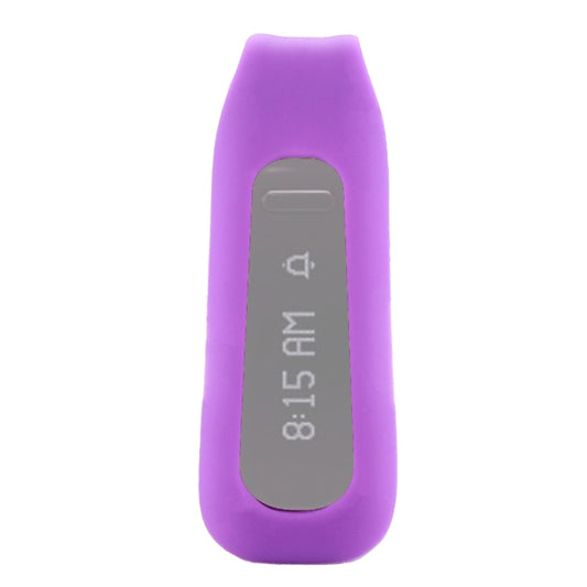 For Fitbit One Smart Watch Clip Style Silicone Case, Size: 6x2.2x1.5cm(Purple) - Watch Bands by buy2fix | Online Shopping UK | buy2fix