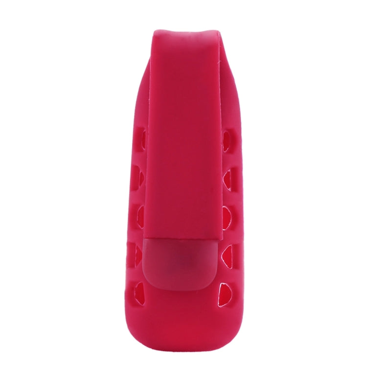 For Fitbit One Smart Watch Clip Style Silicone Case, Size: 6x2.2x1.5cm(Wine Red) - Watch Bands by buy2fix | Online Shopping UK | buy2fix