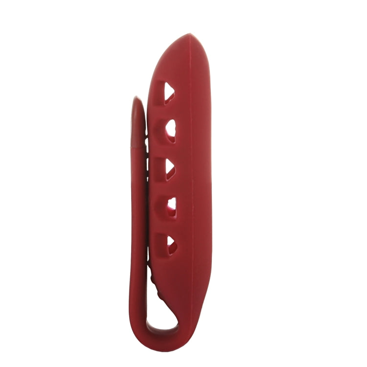 For Fitbit One Smart Watch Clip Style Silicone Case, Size: 6x2.2x1.5cm(Wine Red) - Watch Bands by buy2fix | Online Shopping UK | buy2fix
