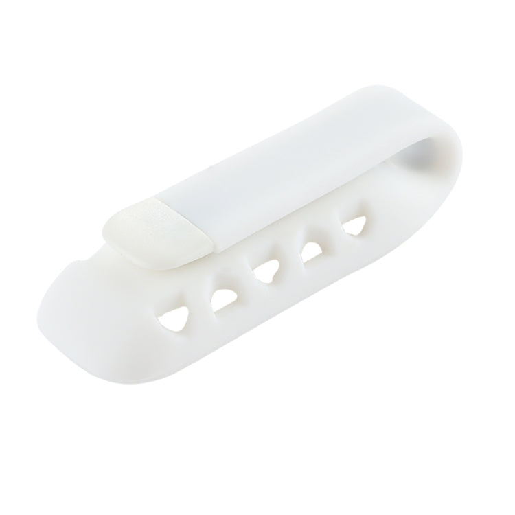 For Fitbit One Smart Watch Clip Style Silicone Case, Size: 6x2.2x1.5cm(White) - Watch Bands by buy2fix | Online Shopping UK | buy2fix