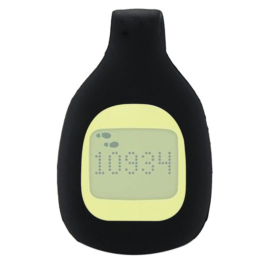 For Fitbit Zip Smart Watch Clip Style Silicone Case, Size: 5.2x3.2x1.3cm(Black) - Watch Bands by buy2fix | Online Shopping UK | buy2fix