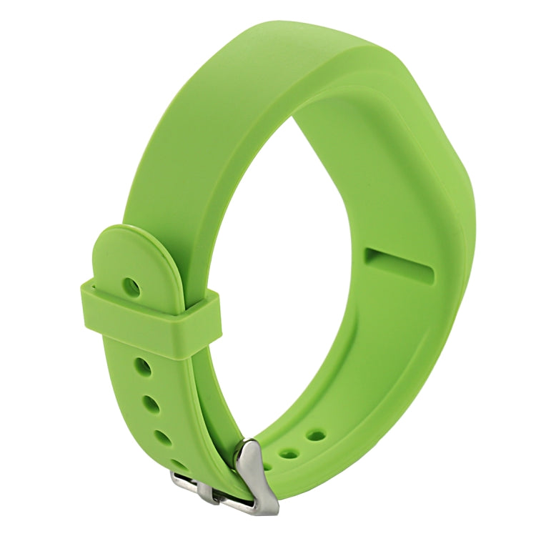 For Garmin Vivofit 3 Smart Watch Silicone Watch Band, Length: about 24.2cm(Green) - Watch Bands by buy2fix | Online Shopping UK | buy2fix