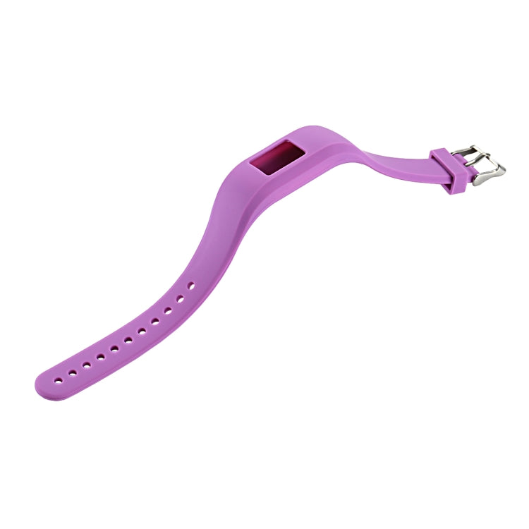 For Garmin Vivofit 3 Smart Watch Silicone Watch Band, Length: about 24.2cm(Purple) - Watch Bands by buy2fix | Online Shopping UK | buy2fix