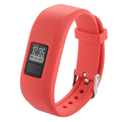 For Garmin Vivofit 3 Smart Watch Silicone Watch Band, Length: about 24.2cm(Red) - Watch Bands by buy2fix | Online Shopping UK | buy2fix