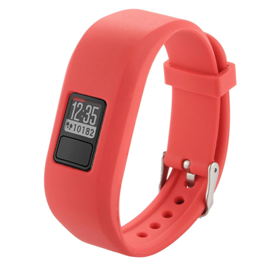 For Garmin Vivofit 3 Smart Watch Silicone Watch Band, Length: about 24.2cm(Red) - Watch Bands by buy2fix | Online Shopping UK | buy2fix