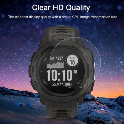 2 PCS ENKAY Hat-Prince 0.2mm 9H 2.15D Curved Edge Tempered Glass Film for Garmin Instinct Intelligent Sports Watch - Screen Protector by ENKAY | Online Shopping UK | buy2fix