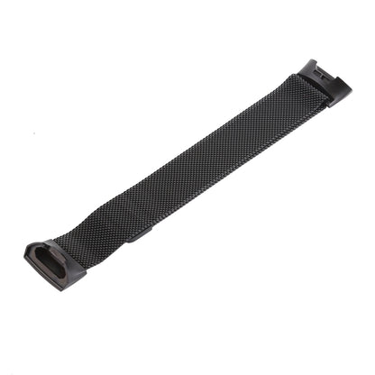 Metal Watch Band for Fitbit Charge 3(Black) - Watch Bands by buy2fix | Online Shopping UK | buy2fix
